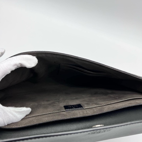 Authentic Gucci Supreme Canvas Caleido Print large Clutch - Picture 5 of 11